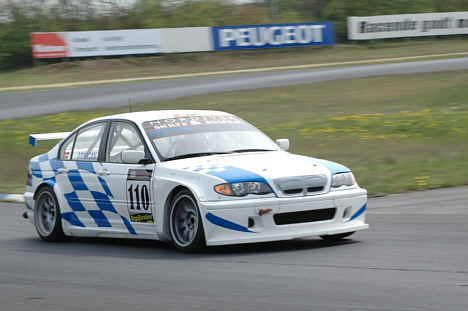 Kim Morgan testede i sin Special Saloon Car BMW, hold da helt op hvor den bare lyder godt!
(Foto: Motorsporten.dk)